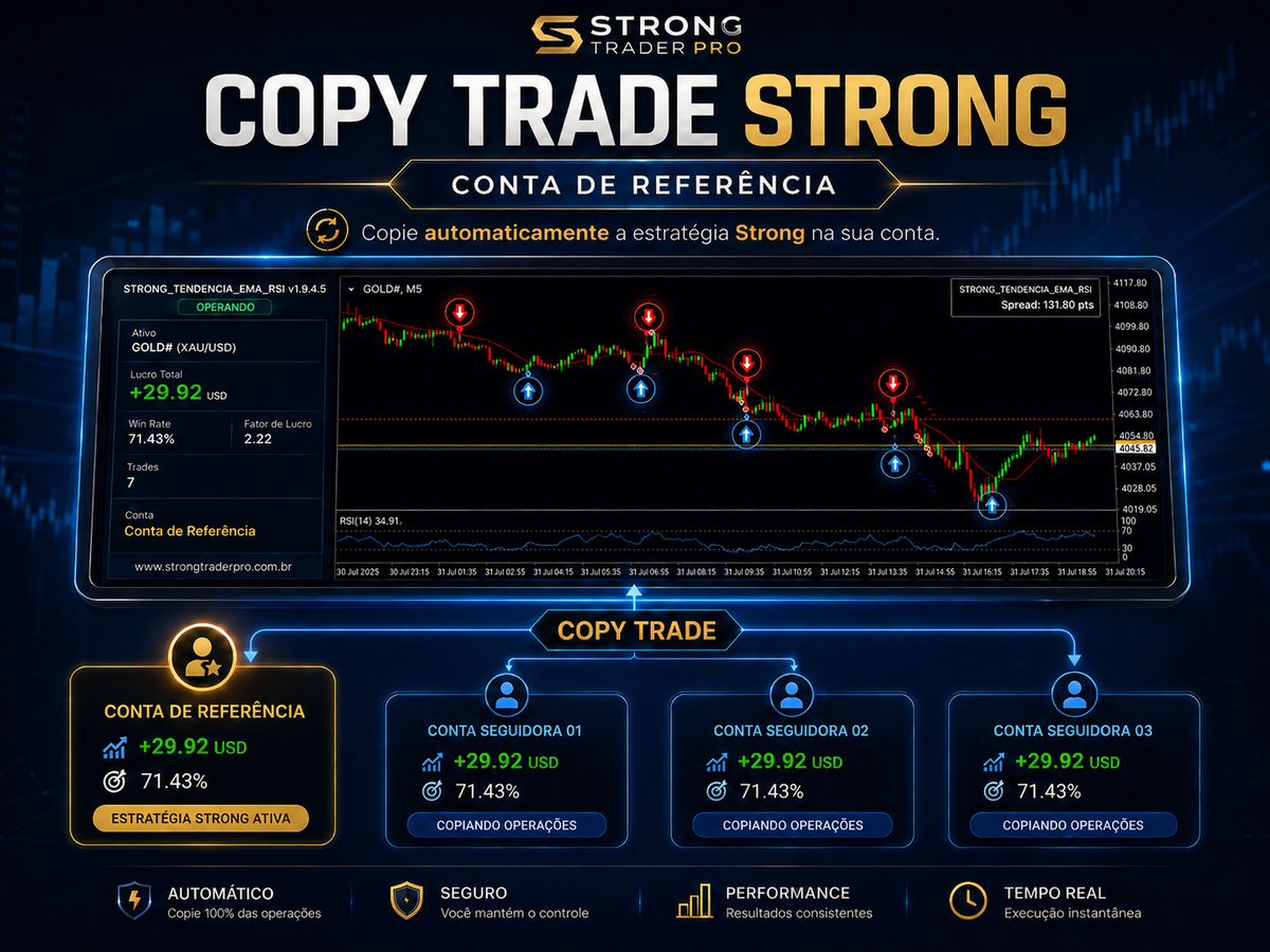 Conta de referência Strong replicando operações para contas aprovadas